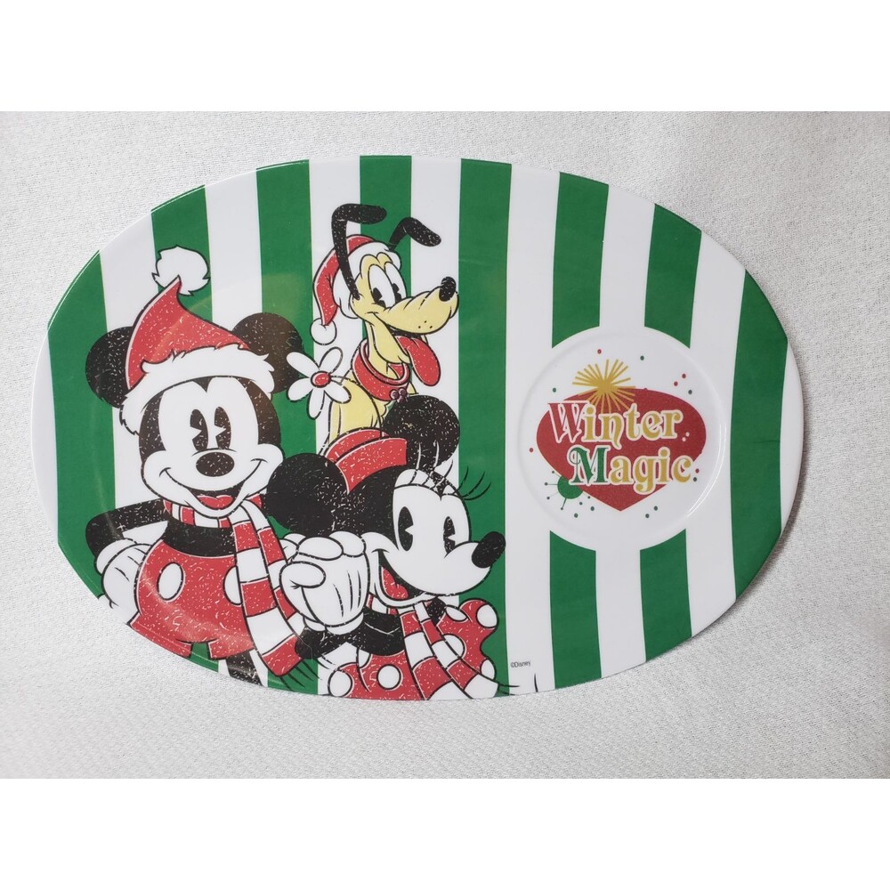 Mickey And Friends Holiday Plate